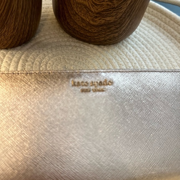 Kate Spade Metallic Gold Slim Wallet - Picture 2 of 10